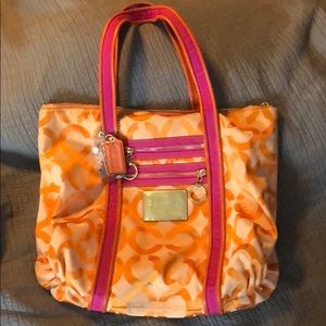Coach Poppy Over the Shoulder Tote